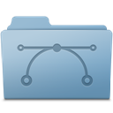 Vector Folder Blue icon
